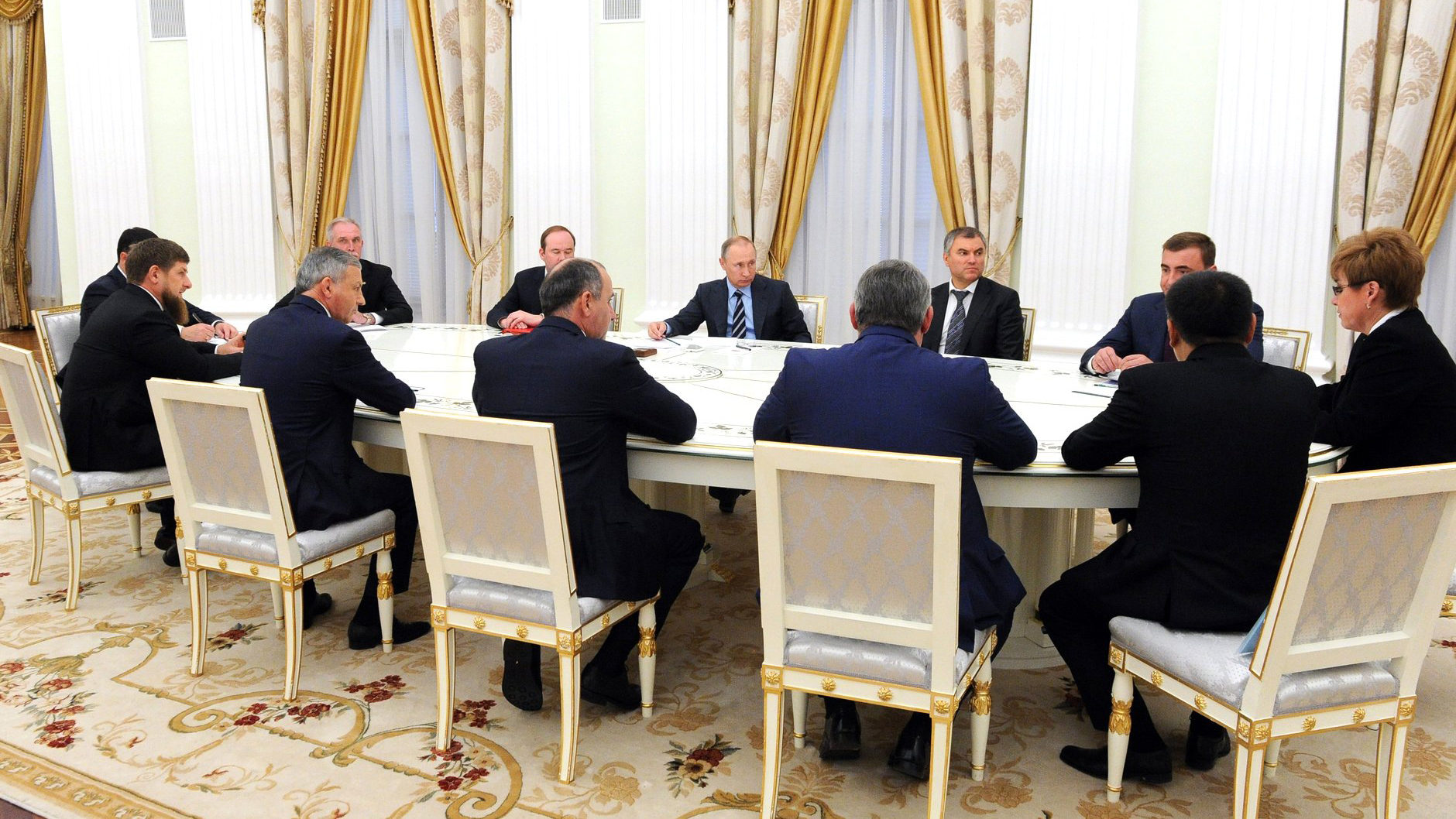 В Кремле состоялась встреча Владимира Путина с вновь избранными главами субъектов России