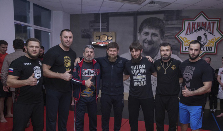 Рамзан Кадыров посетил тренировку бойцов РСК «Ахмат»
