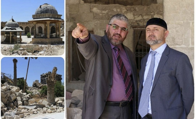 Заместитель муфтия ЧР посетил мечеть Омейядов в Алеппо