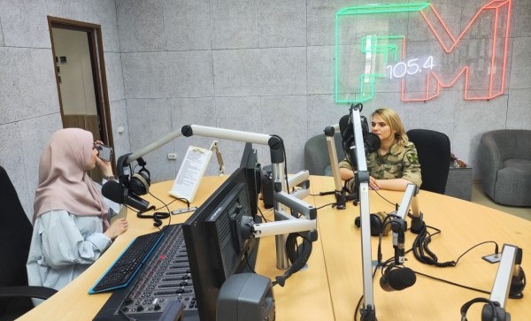 Подполковник Ирина Струговец стала гостем специального радиоэфира на ЧГТРК «Грозный»