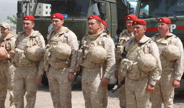 Батальон военной полиции ЮВО вернулся из Сирии в ЧР после выполнения специальных задач