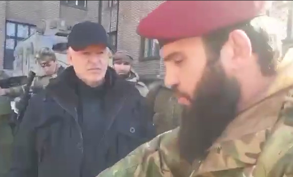 Руслан Алханов посетил на Украине расположение бойцов, участвующих в спецоперации