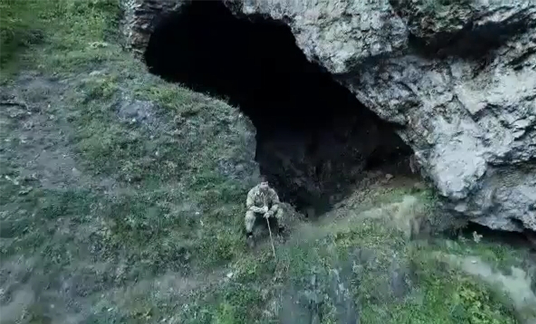 Рамзан Кадыров побывал в пещере известного абрека Зелимхана Харачоевского