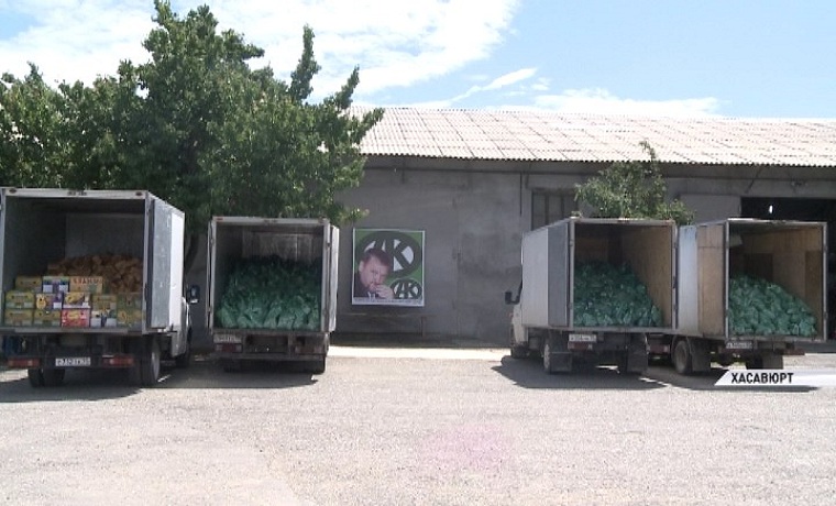 Специальный грузовой рейс от фонда Кадырова прибыл в соседний Дагестан 