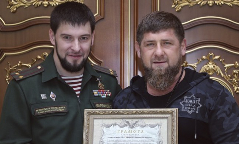 Рамзан Кадыров поздравил Даниила Мартынова с окончанием учёбы в Военной Академии Генштаба ВС РФ
