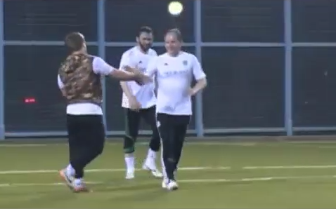 Рамзан Кадыров сыграл в футбол с  Министром  по делам  Северного Кавказа Львом Кузнецовым
