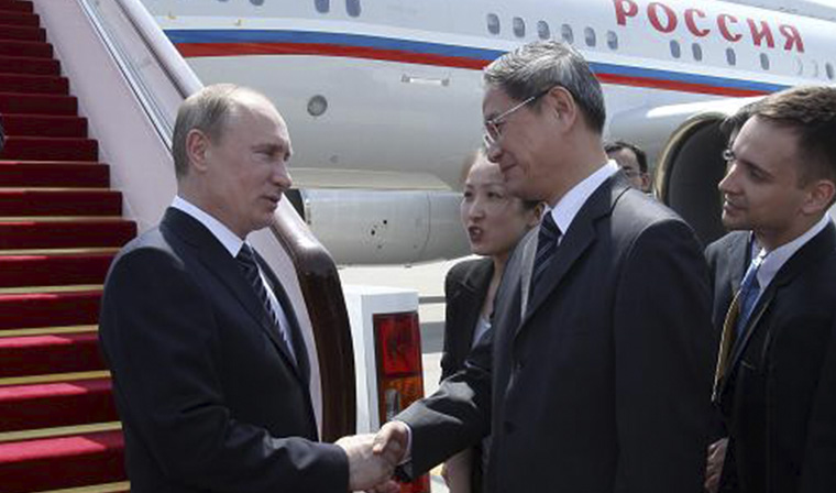 Владимир Путин прибыл с государственным визитом в Китай