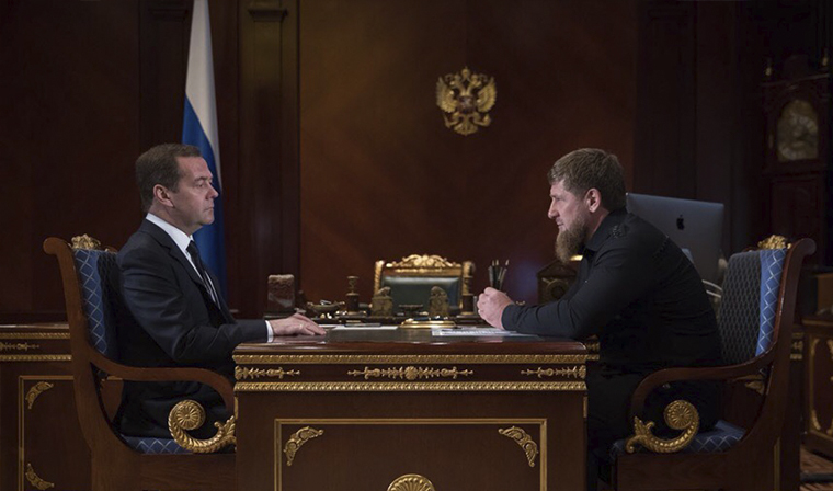 Дмитрий Медведев обсудил с Рамзаном Кадыровым вопросы экономического и социального развития Чечни 