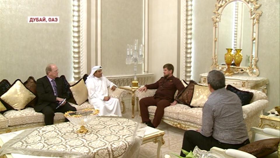 Р. Кадыров встретился с президентом компании EMАAR Мухаммадом Аль-Аббари