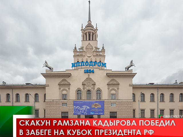 Скакун Рамзана Кадырова победил в забеге на кубок Президента РФ 
