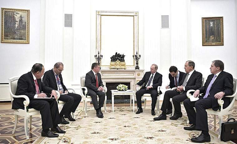 Владимир Путин встретился с Королём Иорданского Хашимитского Королевства 