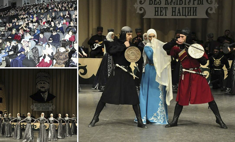 В Грозном состоялся новогодний концерт Чеченского государственного ансамбля танца «Вайнах»