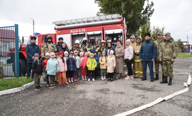 В Грозном прошло совместное пожарно-тактическое учение Росгвардии и МЧС