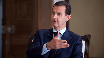 Башар Асад: США используют террористов для свержения правительства Сирии