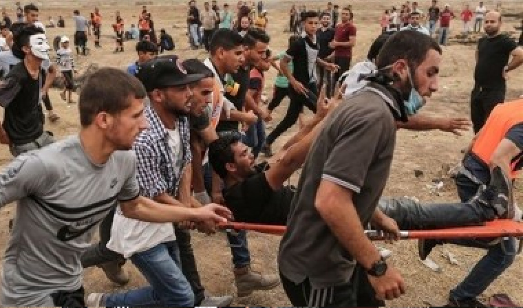 Более 100 палестинцев пострадали в результате столкновений с израильскими военными
