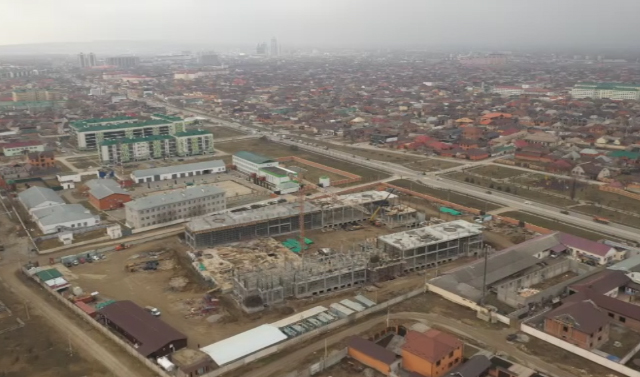 В Грозном продолжается строительство Исламского центра имени шейха Дауда-Хаджи