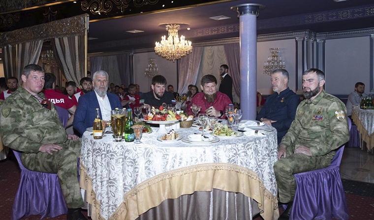 Рамзан Кадыров дал торжественный ужин в честь участников чемпионата подразделений спецназа ЧР