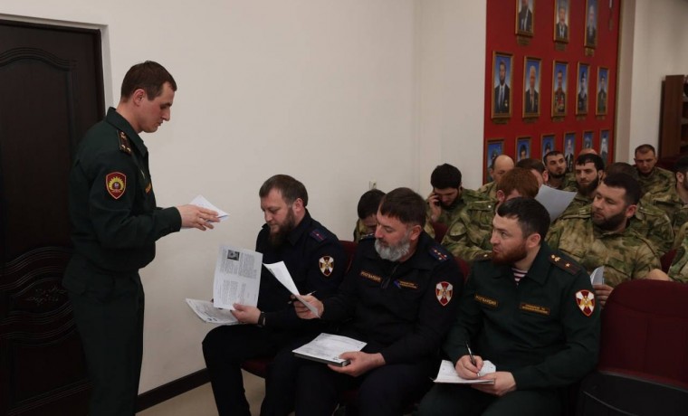 Управление Росгвардии по Чеченской Республике приняло участие в Международной акции «Диктант Победы»