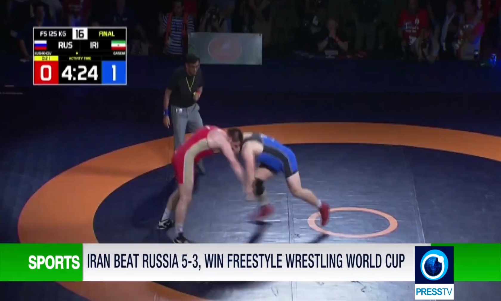 Российские борцы завоевали серебро на Кубке мира по вольной борьбе в США