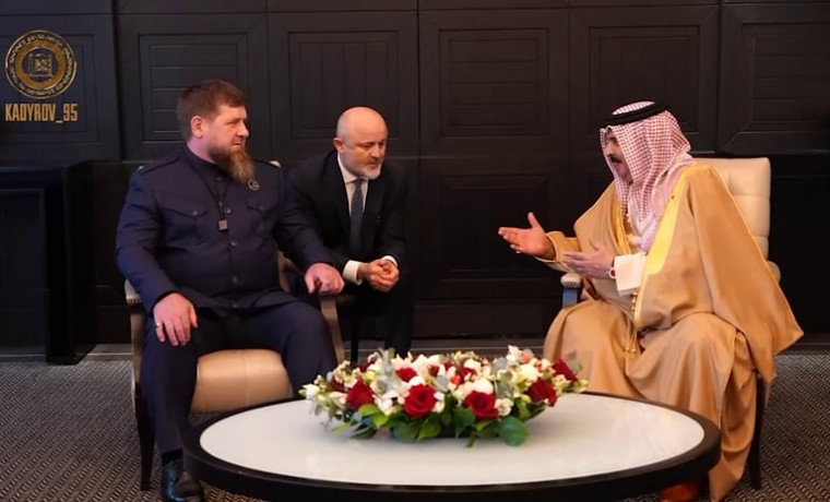 Рамзан Кадыров в Москве встретился с королём Бахрейна Хамадом Бин Исой Аль Халифой