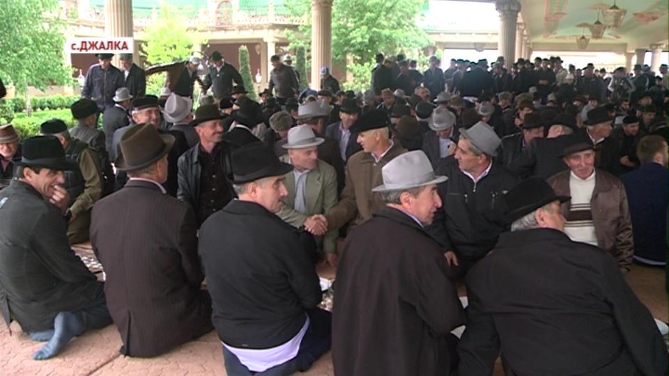 В Джалке прошли религиозные обряды в честь А-Х.Кадырова