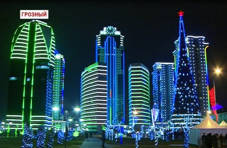 New Year’s celebration in Grozny