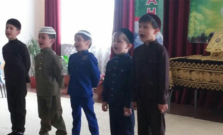В селении Ведено прошел Районный конкурс среди дошколят, приуроченный к месяцу Рамадан