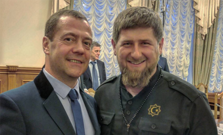 Дмитрий Медведев поздравил Рамзана Кадырова со вступлением на должность Главы Чеченской Республики