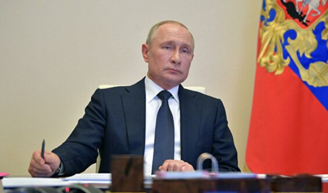 Владимир Путин выступил с обращением к россиянам из-за коронавируса