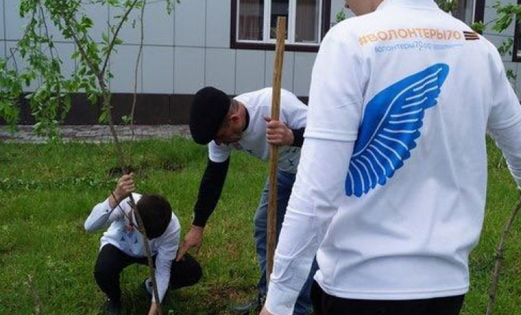 В Чечне стартовала Всероссийская акция «Дерево победы»