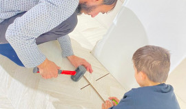 В Ники-Хитинской школе состоялась творческая мастерская «Папины руки»