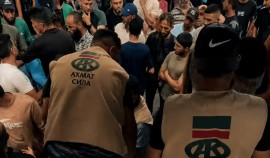 В районе Аль-Вахда сектора Газа прошёл очередной этап гуманитарной акции РОФ им. А.-Х. Кадырова| грозный, чгтрк