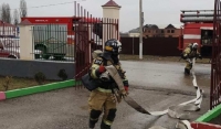  В детском саду «Родина» города Грозного прошли пожарно-тактические занятия