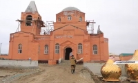 В Шелковском районе завершается строительство православной церкви