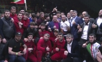 Кадыров поздравил бойцов "Ахмата" с успешным выступлением на турнире по боксу в Нальчике