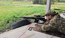 Учебно-методический сбор снайперов спецподразделений Росгвардии проходит в Грозном