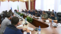 В Грозном прошло заседание оргкомитета по подготовке к первому матчу РФК «Ахмат» в новом сезоне