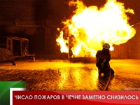 Число пожаров в Чечне заметно снизилось