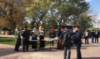 В Сквере журналистов Грозного прошла Ярмарка прессы
