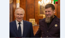 Рамзан Кадыров поздравил Владимира Путина с 26-летием со дня вступления в должность Президента РФ