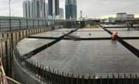  На строительной площадке ТРЦ «Грозный Молл» с 26 января началась установка конструкций первого этажа