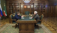 Рамзан Кадыров провел встречу с мэром Грозного Муслимом Хучиевым