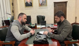 Джабраил Абдулвагапов и Ахмед Дудаев провели рабочую встречу