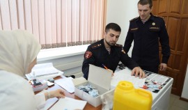 Сотрудники Росгвардии по Чеченской Республике вакцинируются от коронавируса