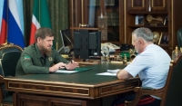 Рамзан Кадыров встретился с министром внутренних дел по ЧР Русланом Алхановым
