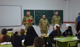 Росгвардейцы продолжают участие в акции «Неделя мужества» в Чеченской Республике