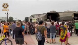Фонд Кадырова передал гуманитарную помощь жителям Лисичанска ⠀