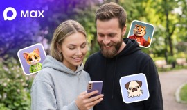 Пользователи MAX получили возможность создавать собственные стикеры