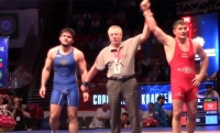 Алексей Мишин прошел в полуфинал Чемпионата России по греко-римской борьбе