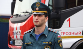Аслан Исаев стал «Лучшим начальником караула» пожарно-спасательного подразделения в ЧР
